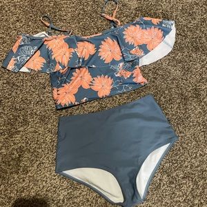 High waisted bikini